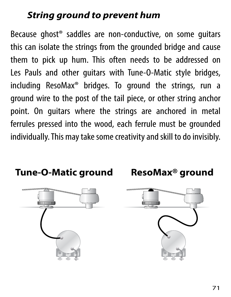 Graph Tech Ghost User Manual | Page 71 / 76