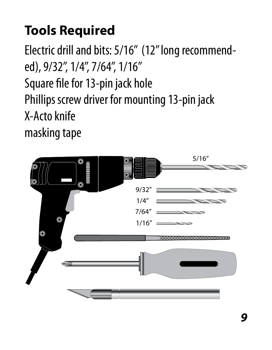 Tools required | Graph Tech Ghost Acoustic MIDI User Manual | Page 11 / 32