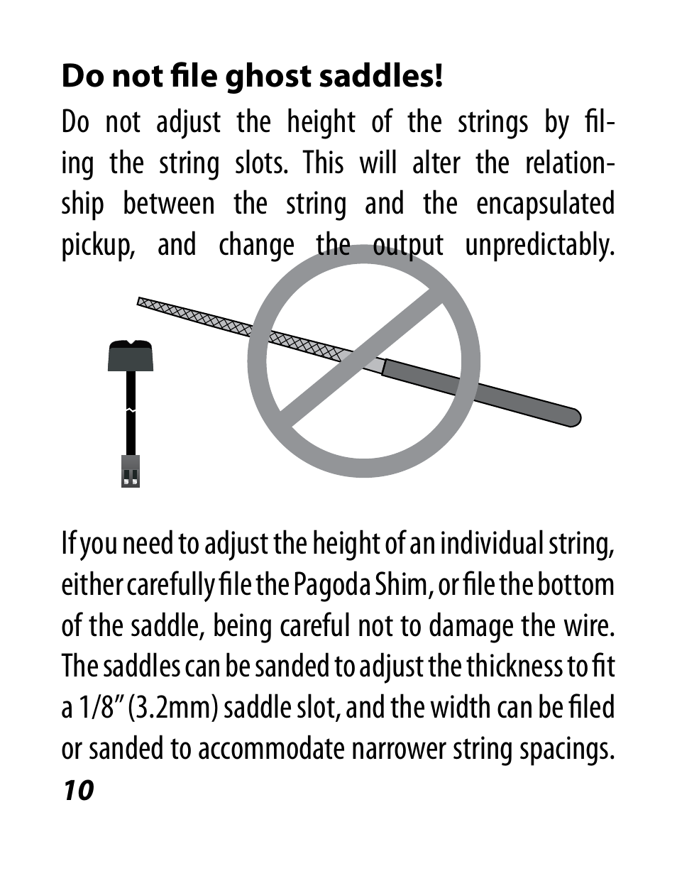 Graph Tech Ghost Acoustic MIDI User Manual | Page 12 / 32