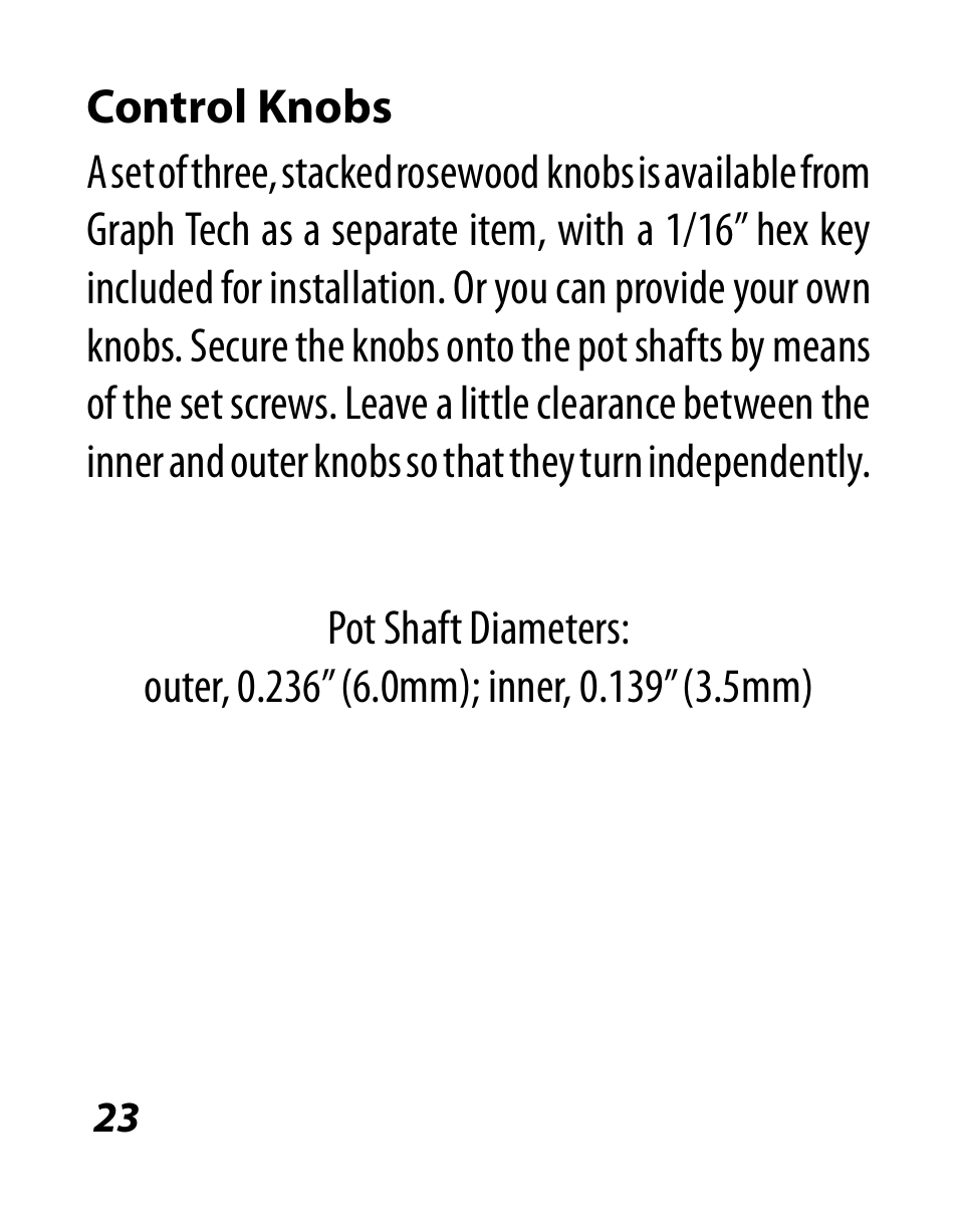 Graph Tech Ghost Acoustic MIDI User Manual | Page 25 / 32