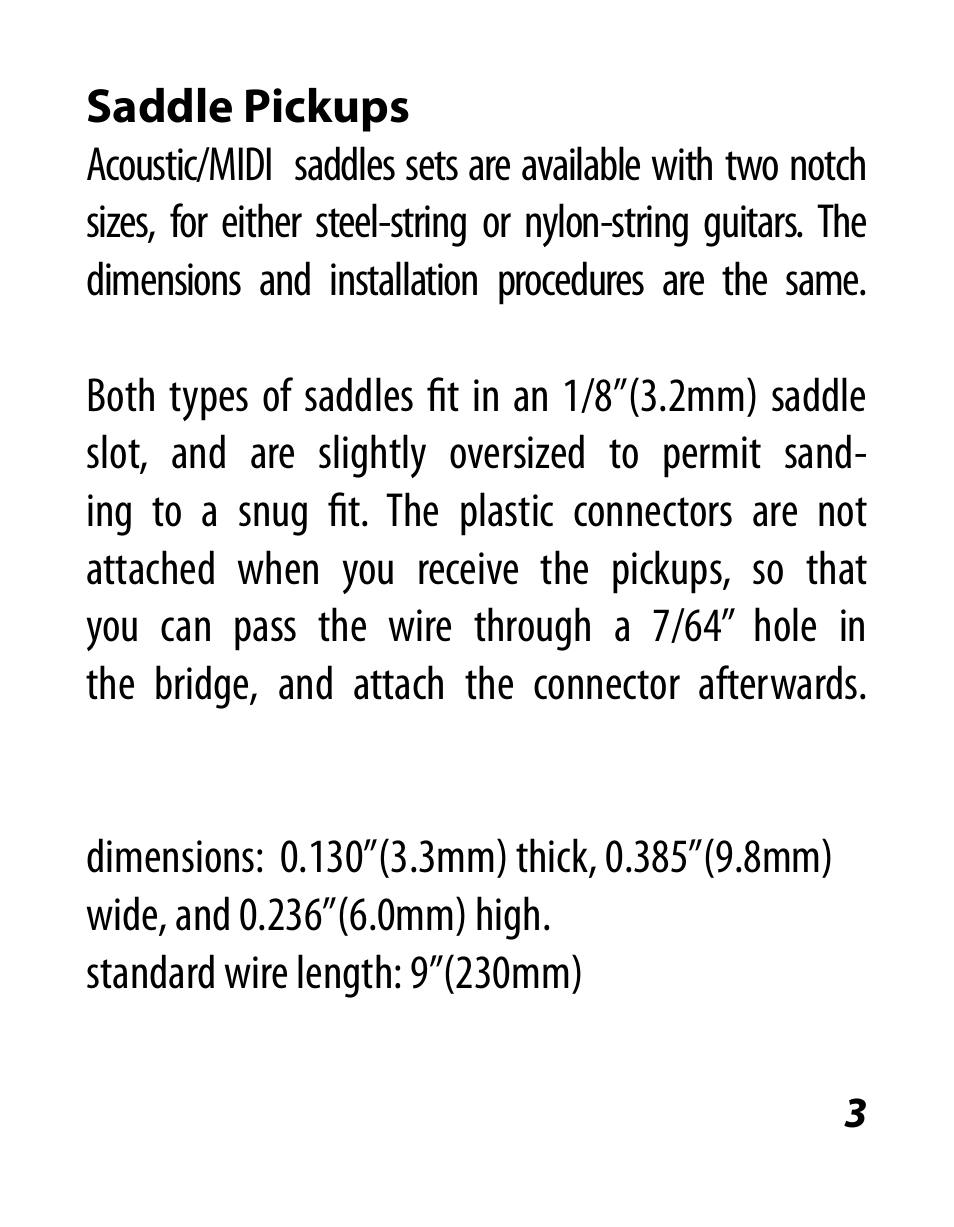 Graph Tech Ghost Acoustic MIDI User Manual | Page 5 / 32