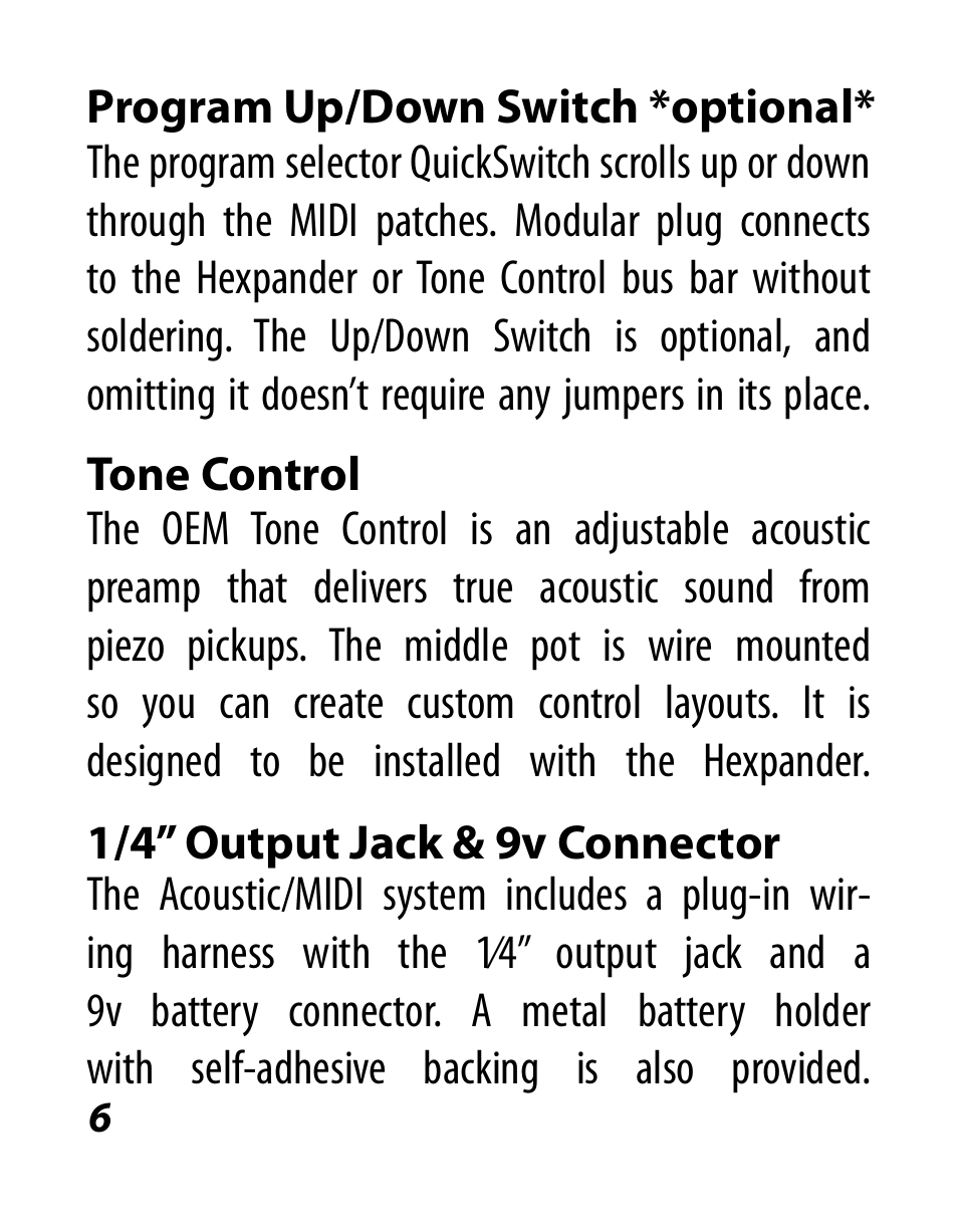 Graph Tech Ghost Acoustic MIDI User Manual | Page 8 / 32