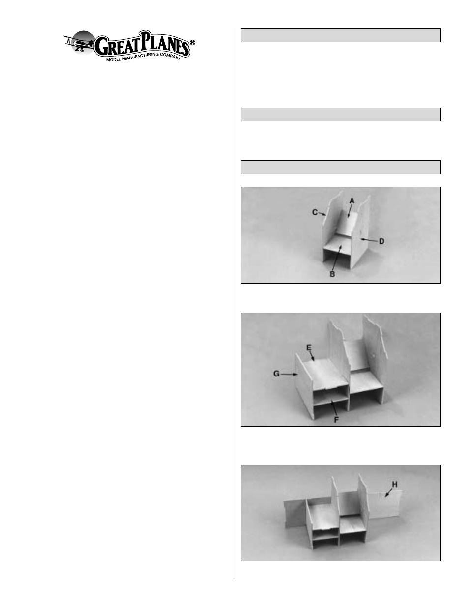 Great Planes Bench Topper - GPMR8500 User Manual | 4 pages