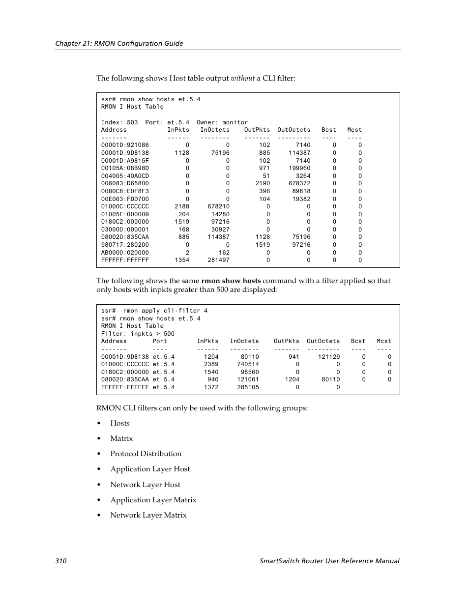 Cabletron Systems SmartSwitch User Manual | Page 310 / 338