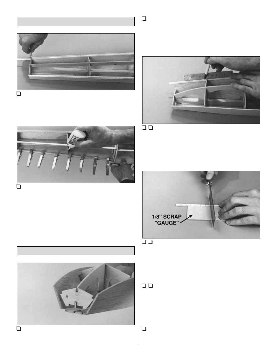 Forward stringers aft stringers | Great Planes Float Kit 60 - GPMQ1874 User Manual | Page 8 / 21