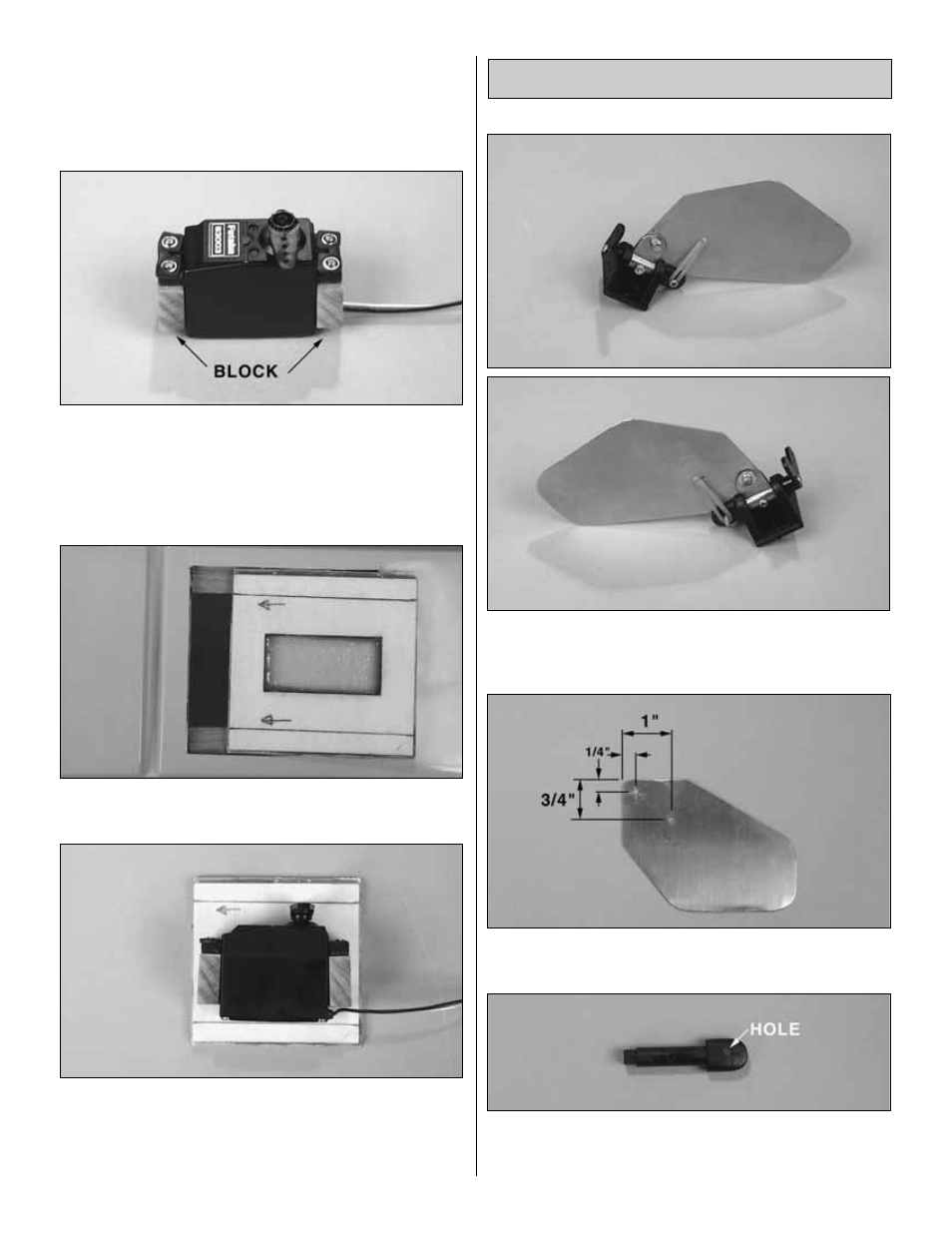 Assemble the water rudder | Great Planes Float Set 40 Preassembled - GPMQ1882 User Manual | Page 6 / 16