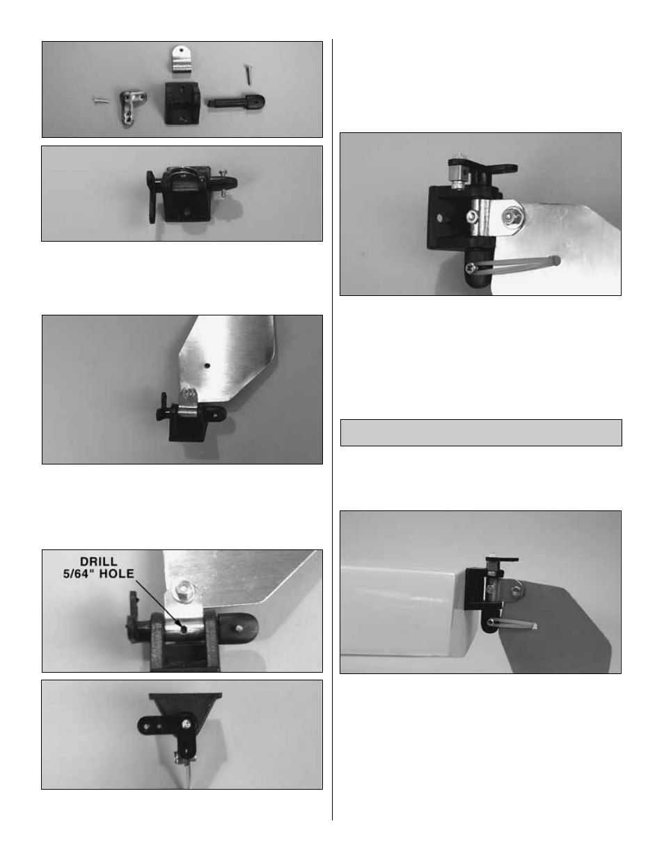 Install the water rudder | Great Planes Float Set 40 Preassembled - GPMQ1882 User Manual | Page 7 / 16