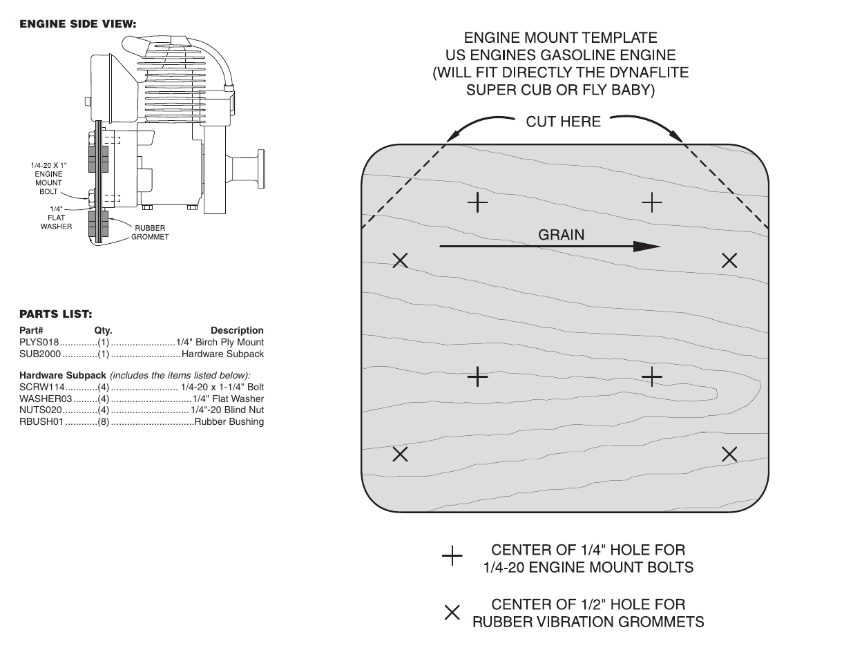 Great Planes Large Engine Isolation Mount - GPMG2000 User Manual | Page 2 / 2