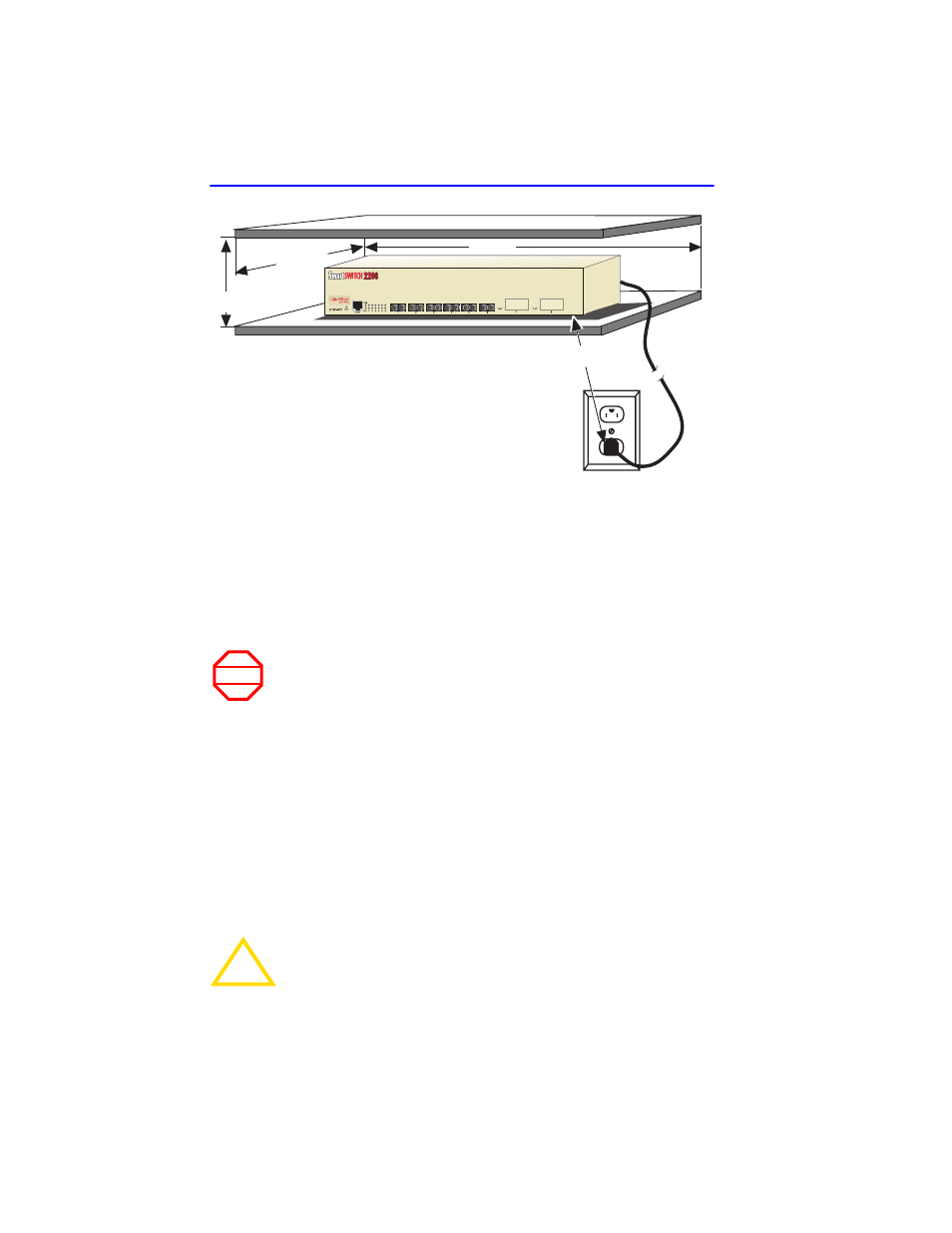 2 rackmount installation, Rackmount installation -4, Section 3.4.2 | Figure 3-1 | Cabletron Systems 2H28-08R User Manual | Page 30 / 152