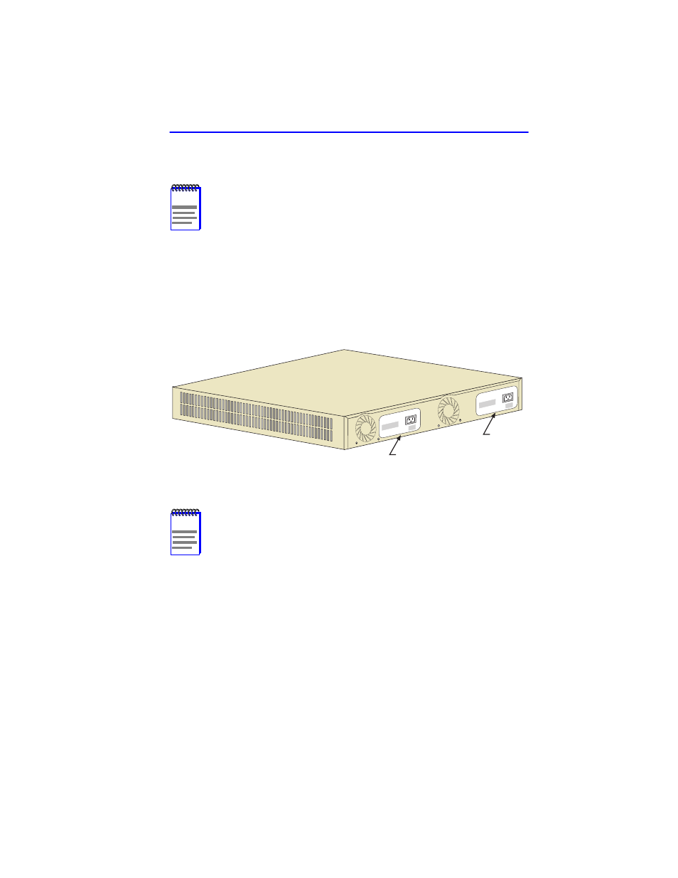 3 connecting power to the device, Connecting power to the device -7, Proceed to | Section 3.4.3 | Cabletron Systems 2H28-08R User Manual | Page 33 / 152