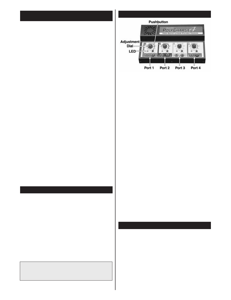 Great Planes PolyCharge4 - GPMM3015 User Manual | Page 2 / 4