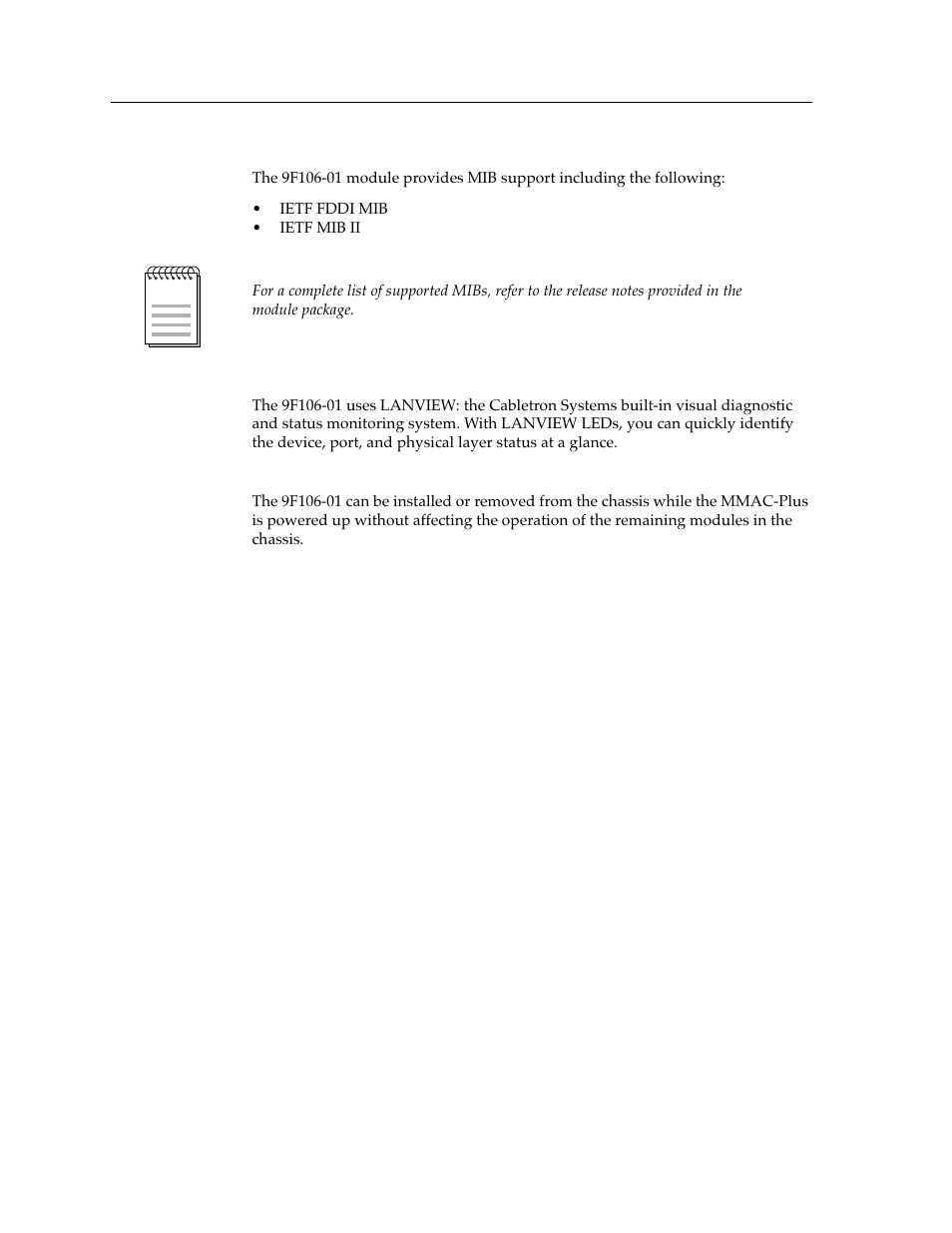 Cabletron Systems 9T106-01 User Manual | Page 10 / 28
