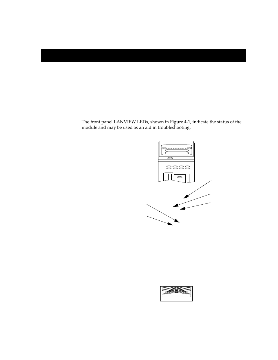 Lanview leds, Chapter 4 | Cabletron Systems 9T106-01 User Manual | Page 23 / 28