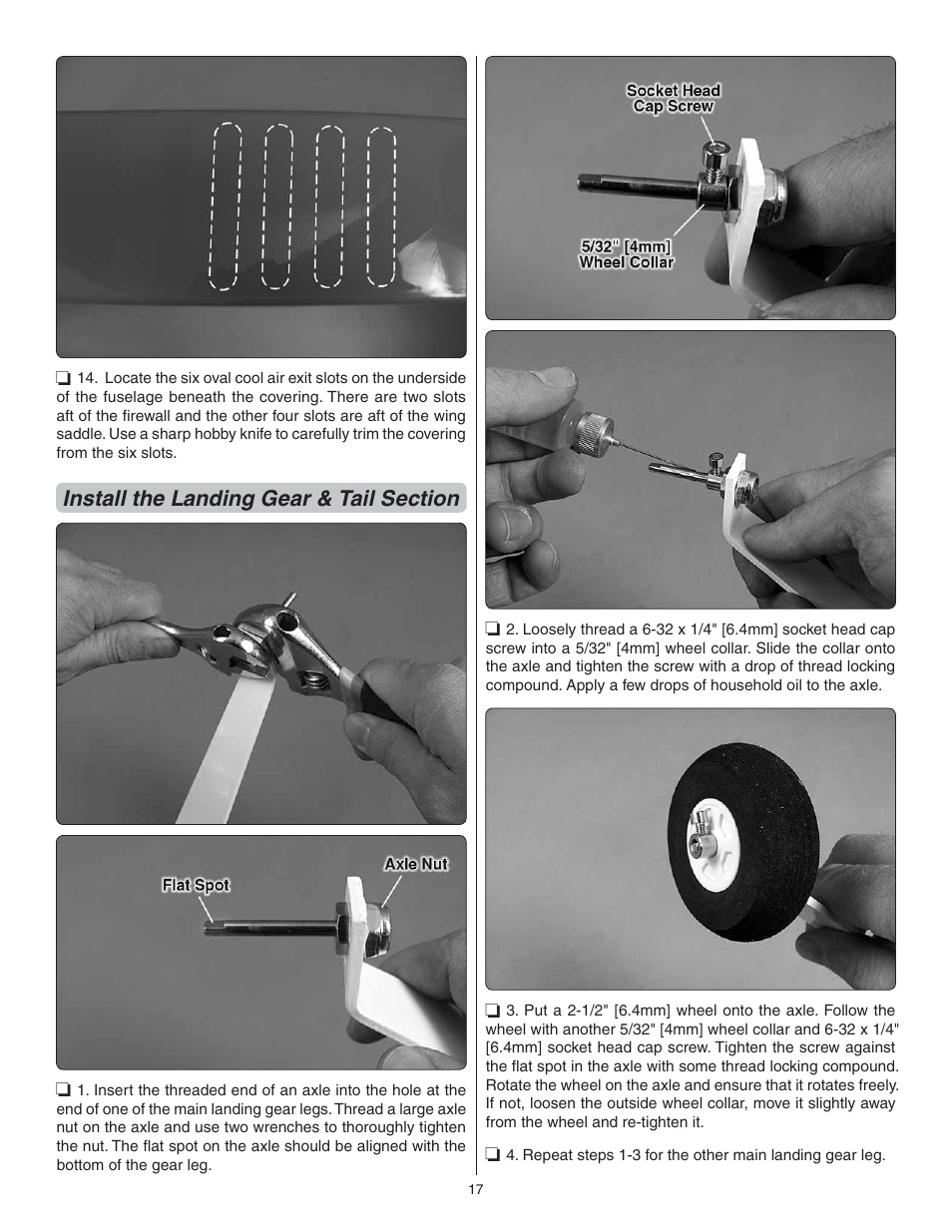 Great Planes Avistar Elite .46 ARF - GPMA1005 User Manual | Page 17 / 36