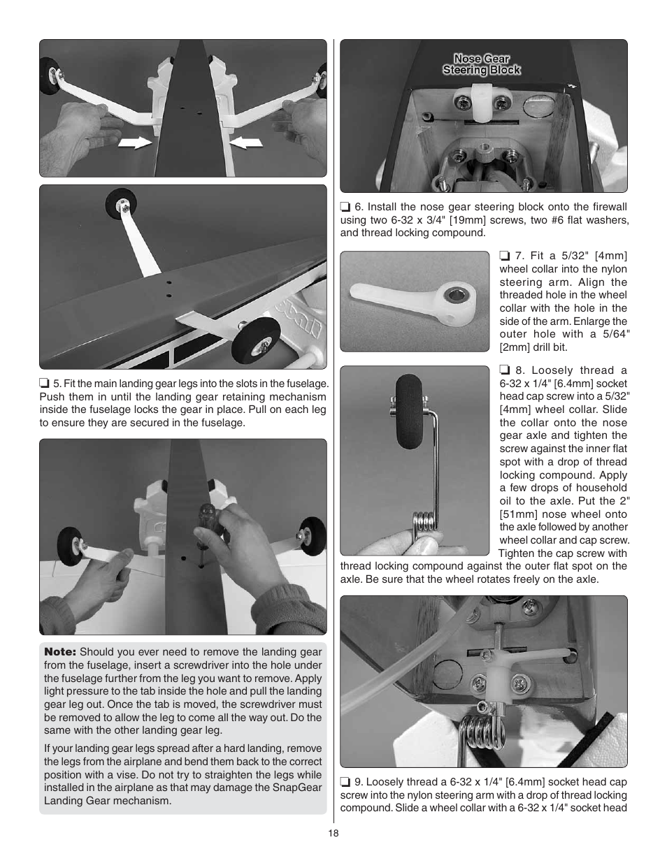 Great Planes Avistar Elite .46 ARF - GPMA1005 User Manual | Page 18 / 36