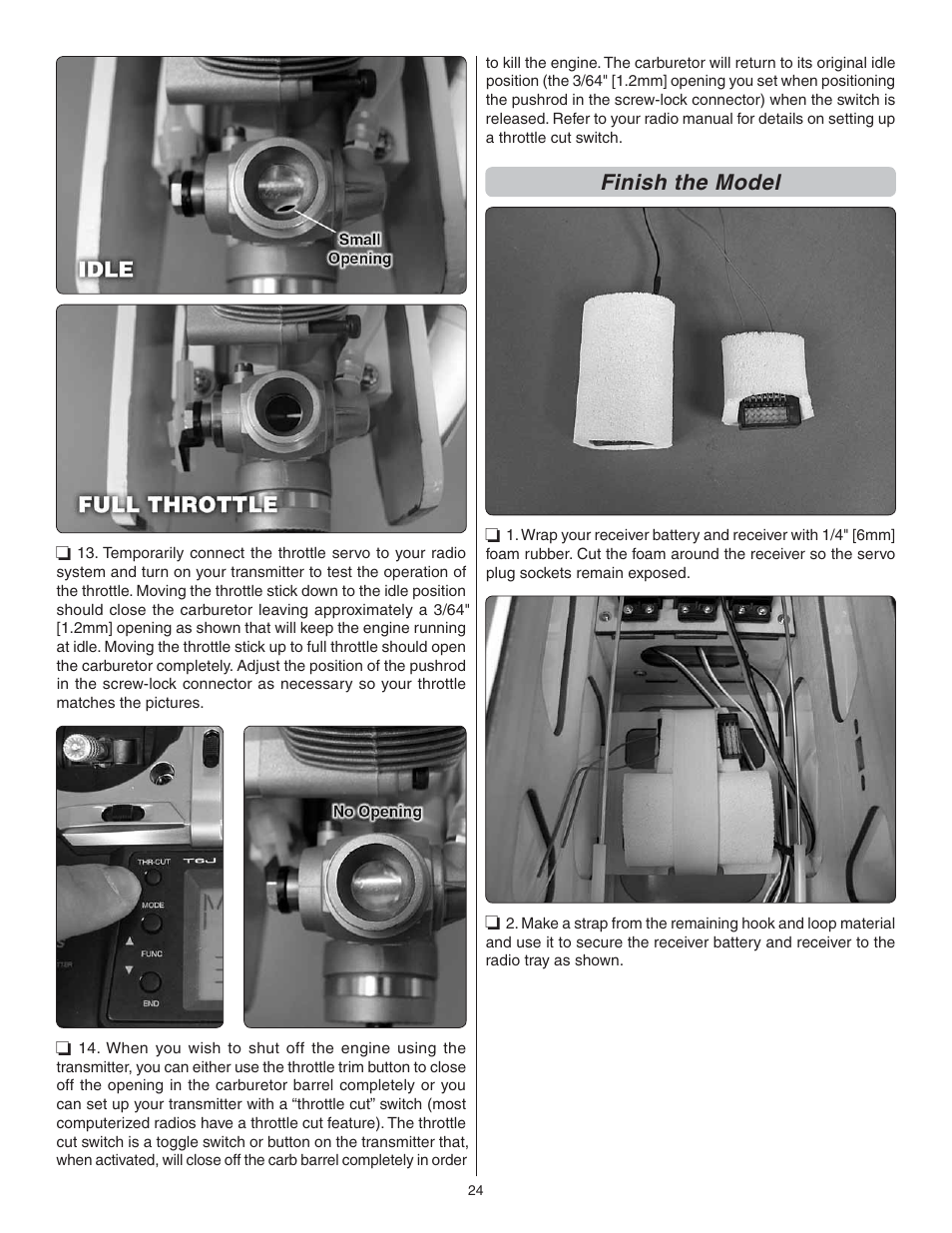 Finish the model | Great Planes Avistar Elite .46 ARF - GPMA1005 User Manual | Page 24 / 36
