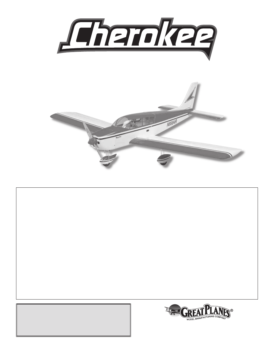 Great Planes Cherokee GP/EP ARF - GPMA1033 User Manual | 28 pages