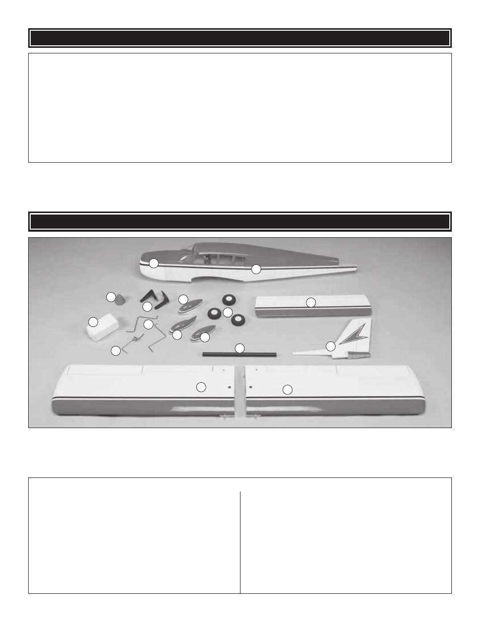 Kit inspection, Kit contents | Great Planes Cherokee GP/EP ARF - GPMA1033 User Manual | Page 7 / 28