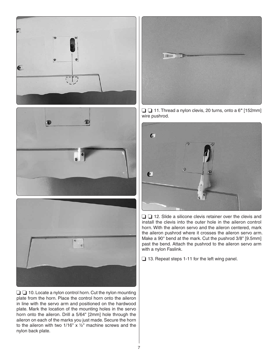Great Planes Curtis P-6E Hawk EP Biplane ARF - GPMA1164 User Manual | Page 7 / 24
