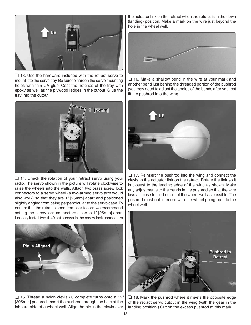 Great Planes Dirty Birdy .60 ARF - GPMA1975 User Manual | Page 13 / 44