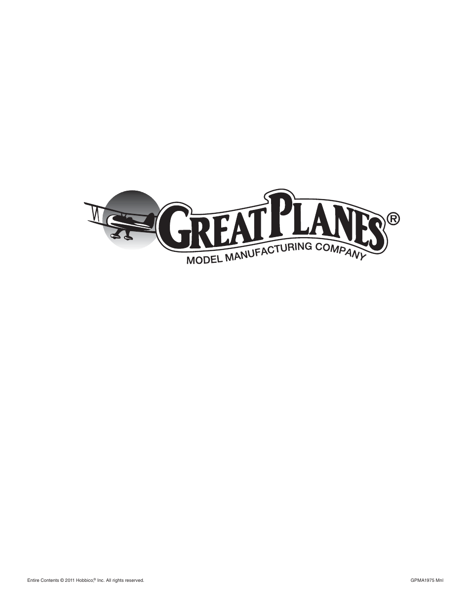 Great Planes Dirty Birdy .60 ARF - GPMA1975 User Manual | Page 44 / 44