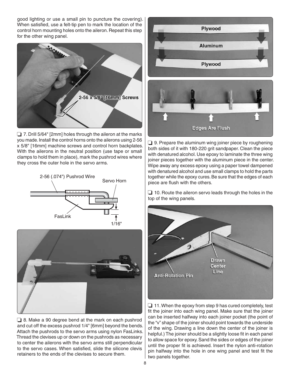 Great Planes Dirty Birdy .60 ARF - GPMA1975 User Manual | Page 8 / 44