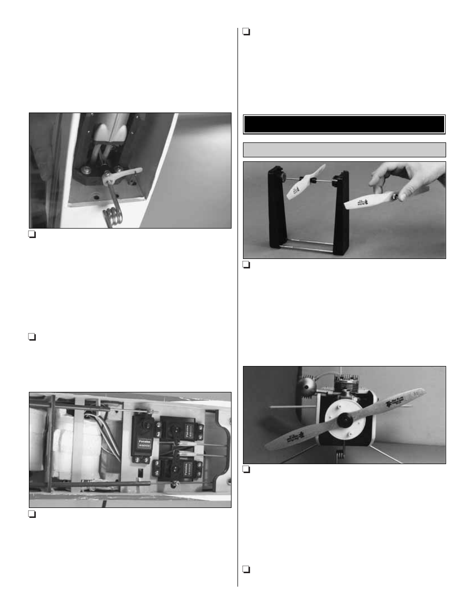 Balancing the propeller final assembly | Great Planes Easy Sport 40 ARF MonoKote - GPMA1036 User Manual | Page 18 / 24