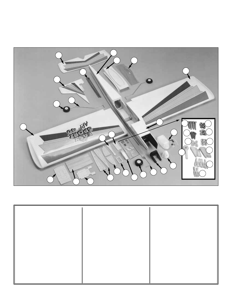 Great Planes Easy Sport 40 ARF MonoKote - GPMA1036 User Manual | Page 5 / 24