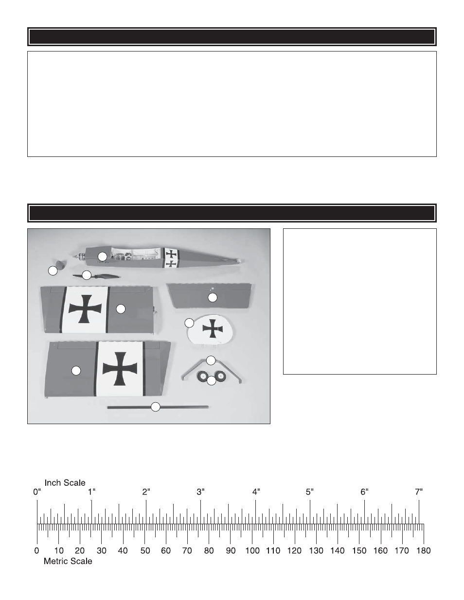 Kit inspection, Kit contents | Great Planes ElectroStik EP RxR - GPMA7500 User Manual | Page 6 / 16