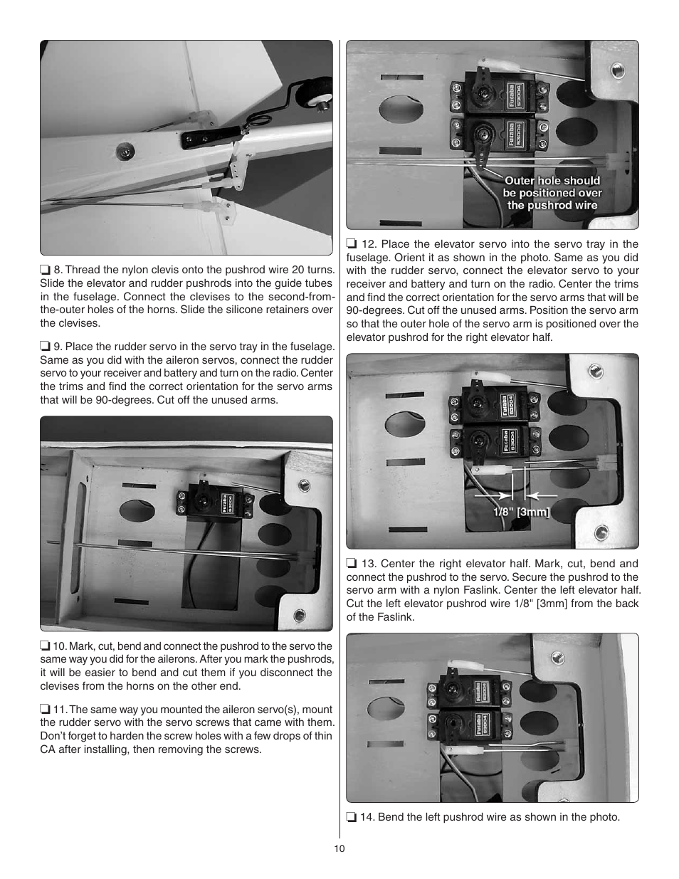 Great Planes Escapade .61 GP/EP ARF - GPMA1201 User Manual | Page 10 / 28