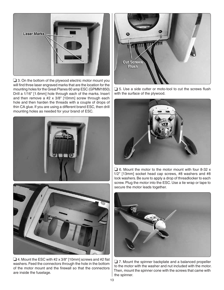 Great Planes Escapade .61 GP/EP ARF - GPMA1201 User Manual | Page 13 / 28