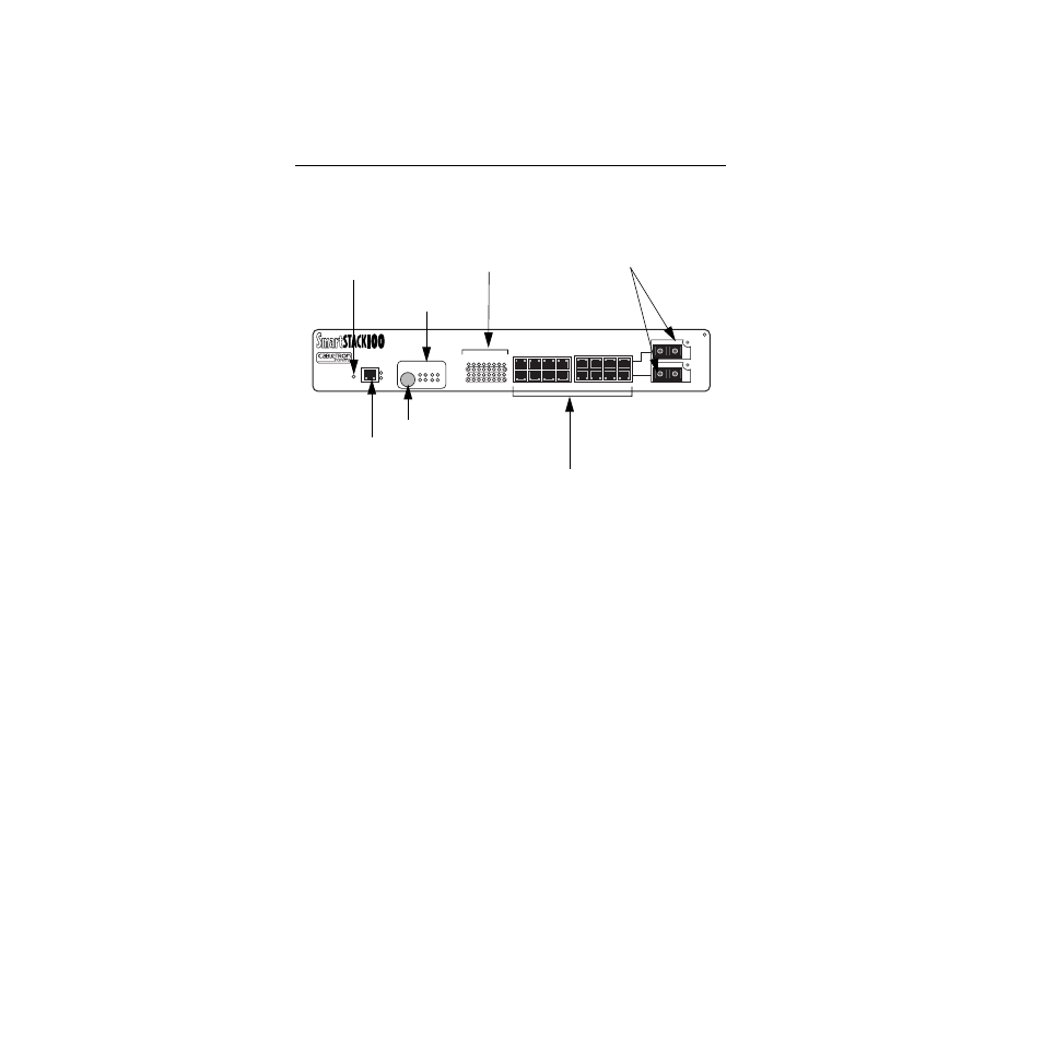 Reset switch | Cabletron Systems SmartSTACK 100 User Manual | Page 34 / 110