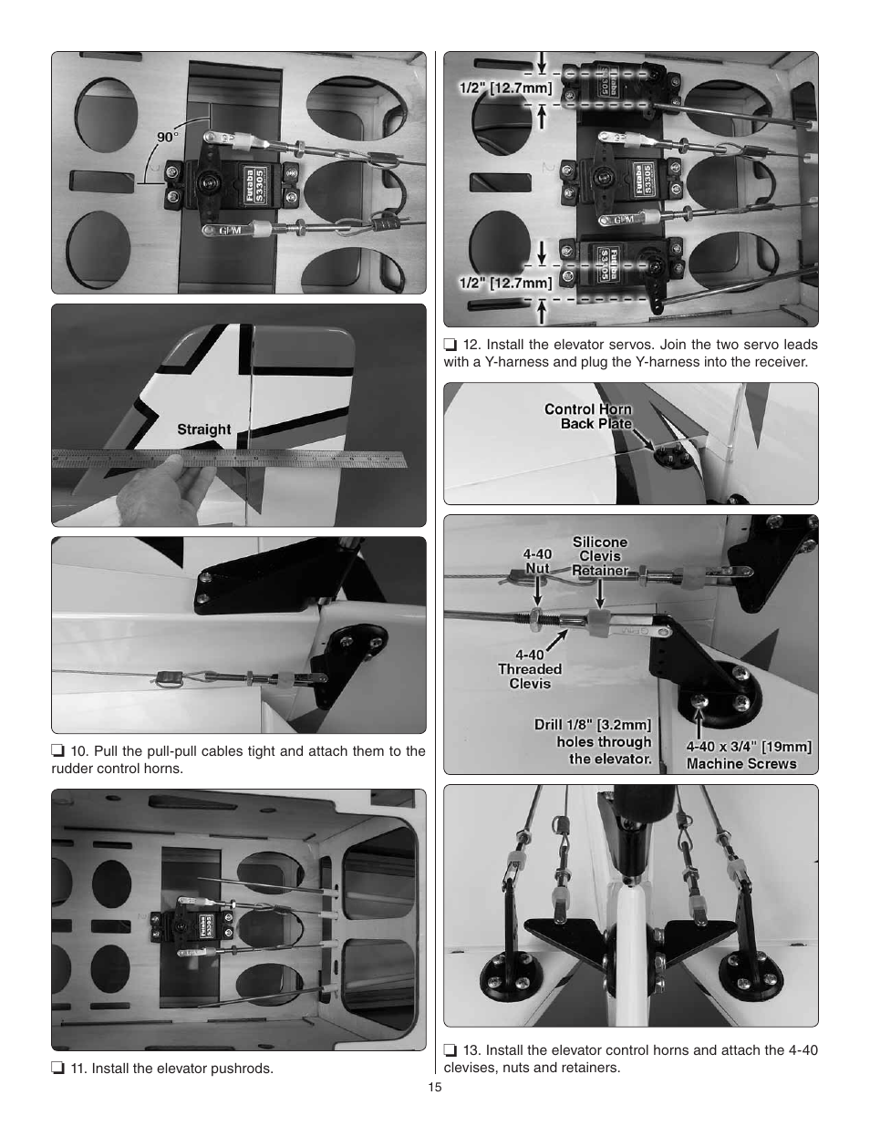 Great Planes Escapade MX 30cc ARF - GPMA1210 User Manual | Page 15 / 32