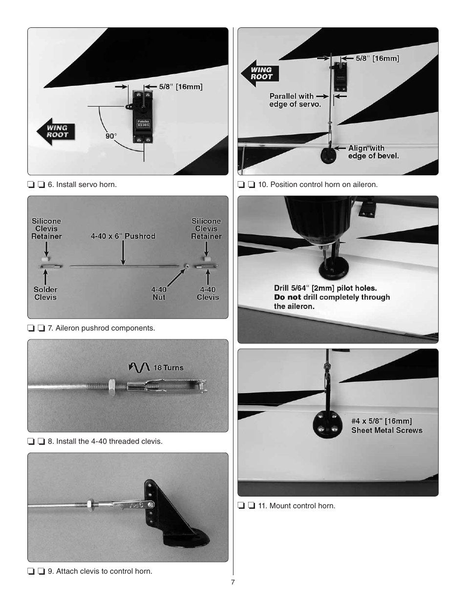 Great Planes Escapade MX 30cc ARF - GPMA1210 User Manual | Page 7 / 32