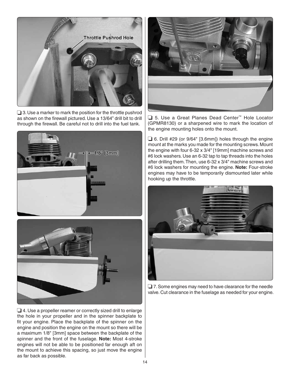 Great Planes Escapade MX GP/EP ARF - GPMA1202 User Manual | Page 14 / 24