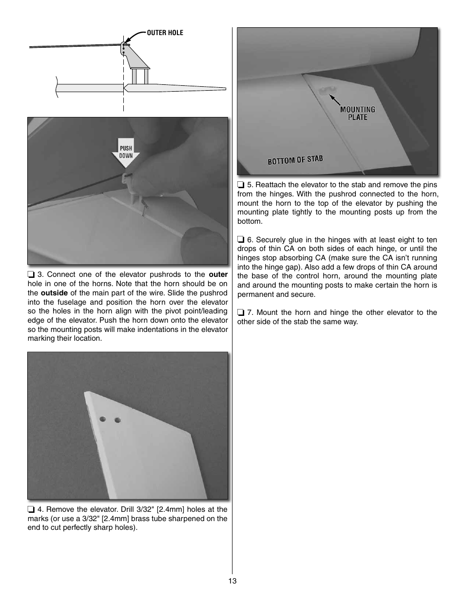 Great Planes Evader EDF Sport Jet EP ARF - GPMA1800 User Manual | Page 13 / 24