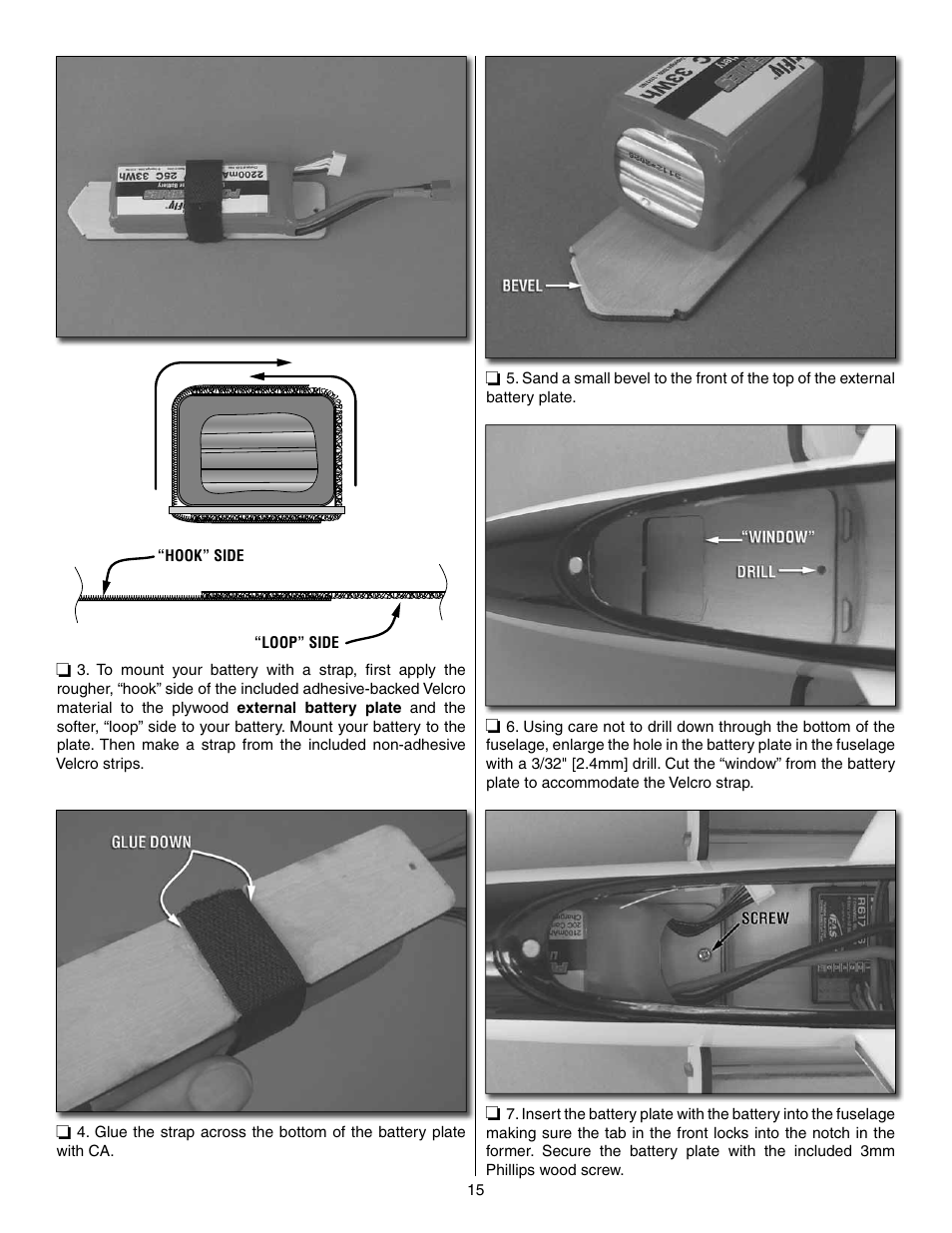 Great Planes Evader EDF Sport Jet EP ARF - GPMA1800 User Manual | Page 15 / 24