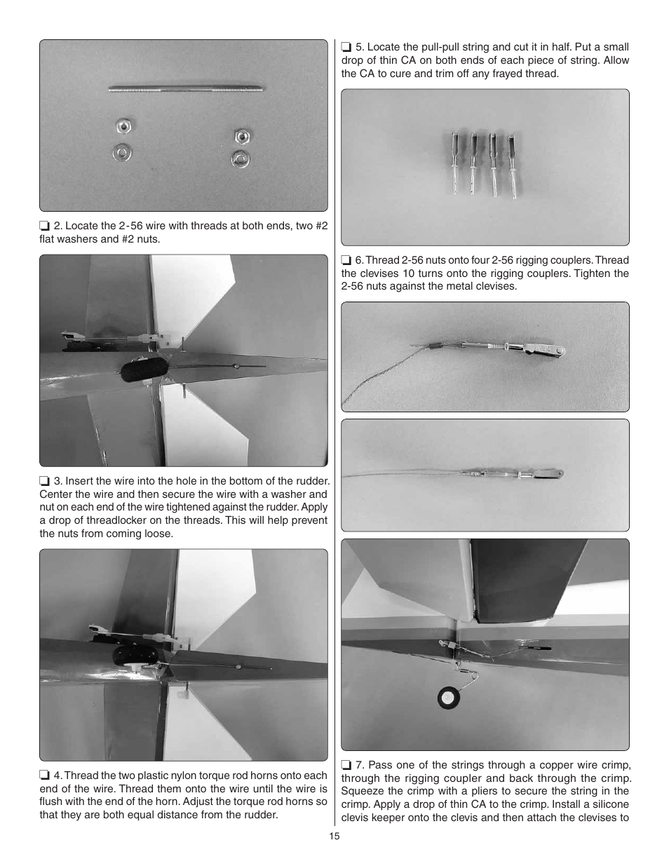 Great Planes Extra 300SP EP ARF - GPMA1188 User Manual | Page 15 / 24