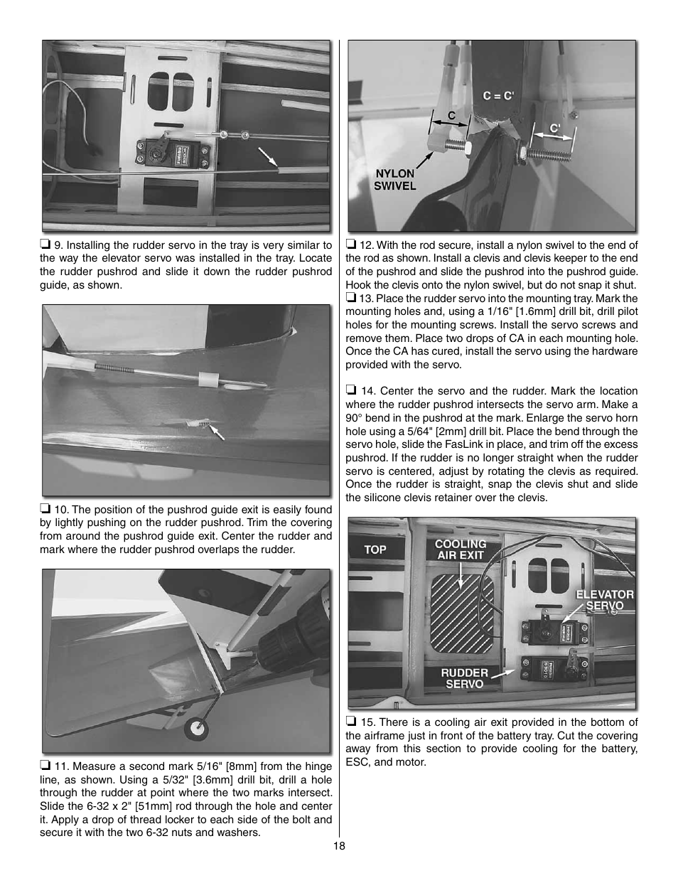 Great Planes Extra 300SP Performance Series ARF - GPMA1022 User Manual | Page 18 / 28