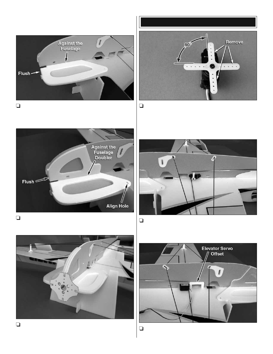 Radio installation | Great Planes Extra 330SC EP ARF - GPMA1129 User Manual | Page 9 / 20
