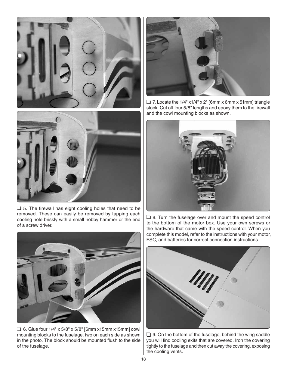 Great Planes F1 Rocket Evo GP/EP ARF - GPMA1030 User Manual | Page 18 / 28