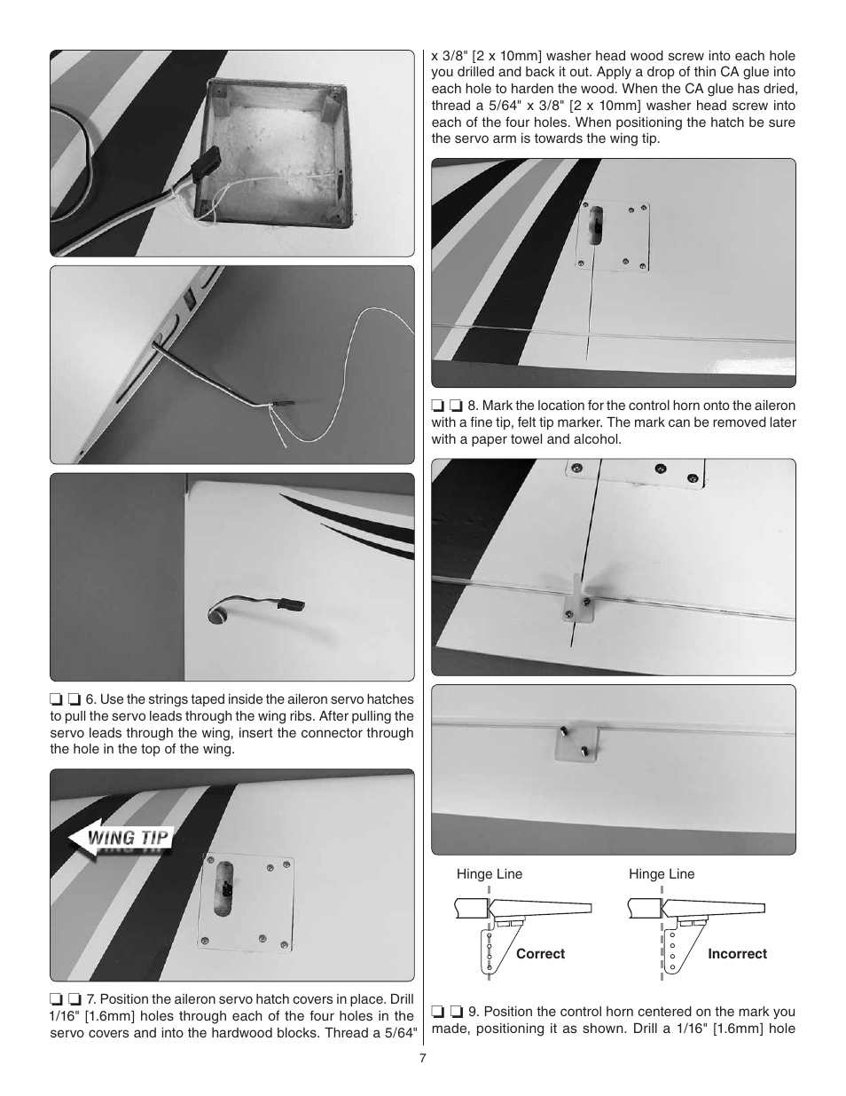 Great Planes F1 Rocket Evo GP/EP ARF - GPMA1030 User Manual | Page 7 / 28