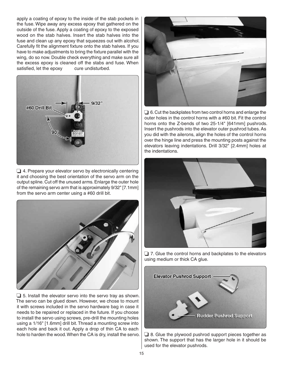 Great Planes F-16 Falcon EDF ARF - GPMA1801 User Manual | Page 15 / 24