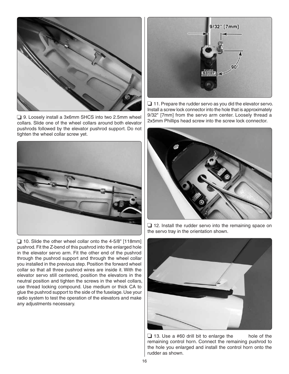 Great Planes F-16 Falcon EDF ARF - GPMA1801 User Manual | Page 16 / 24
