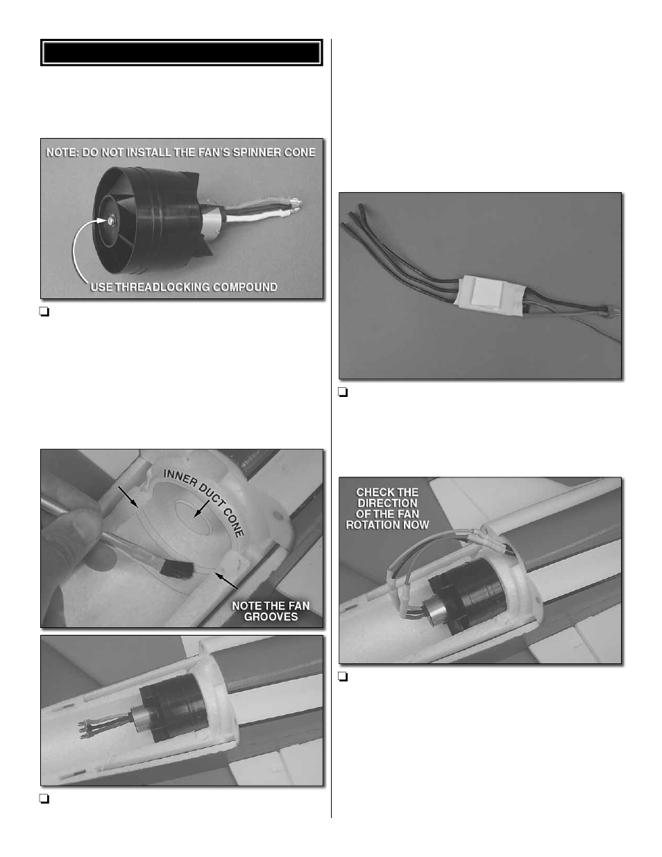 Great Planes F-20 Tigershark Electric Ducted Fan Rx-R - GPMA6010 User Manual | Page 7 / 16