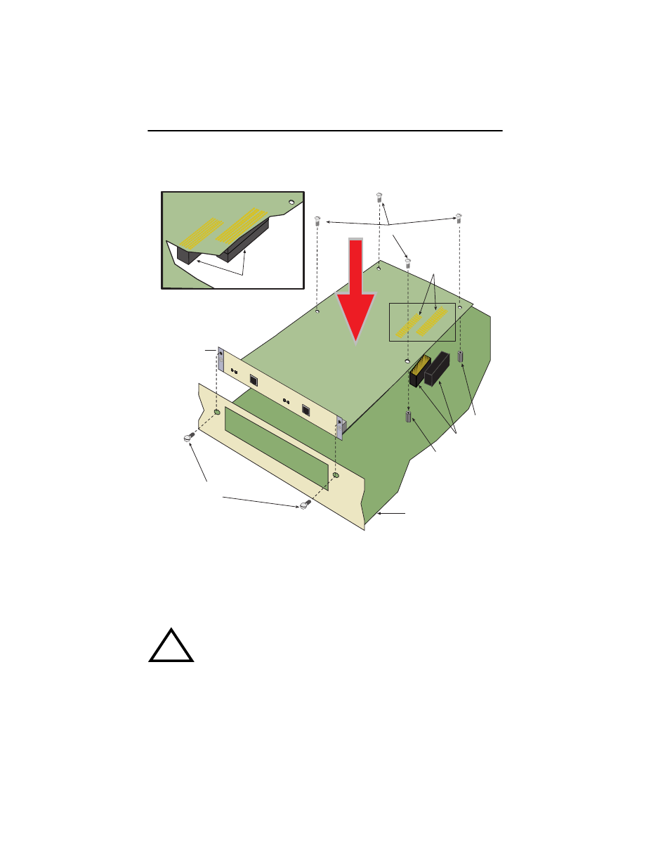 Installing the vhsim-g02 in the host platform -4 | Cabletron Systems VHSIM-G02 User Manual | Page 24 / 34