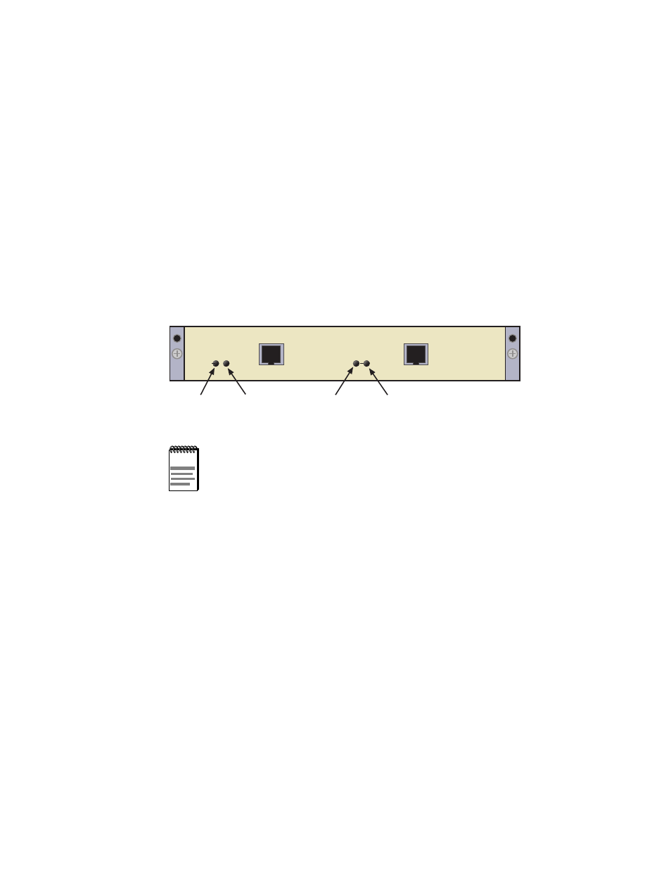 Lanview leds, 1 led descriptions, Chapter 3 | Led descriptions -1, Lanview leds on the vhsim-g02 -1, E, and link status. chapter 3 pro, Chapter 3 lanview leds | Cabletron Systems VHSIM-G02 User Manual | Page 29 / 34