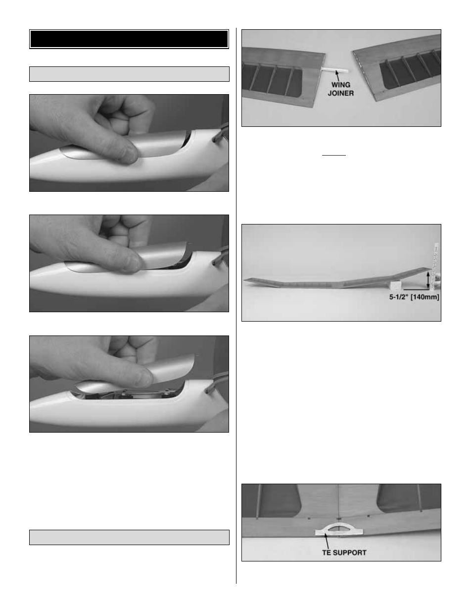Assembly instructions | Great Planes Fling ARF - GPMA1060 User Manual | Page 6 / 16