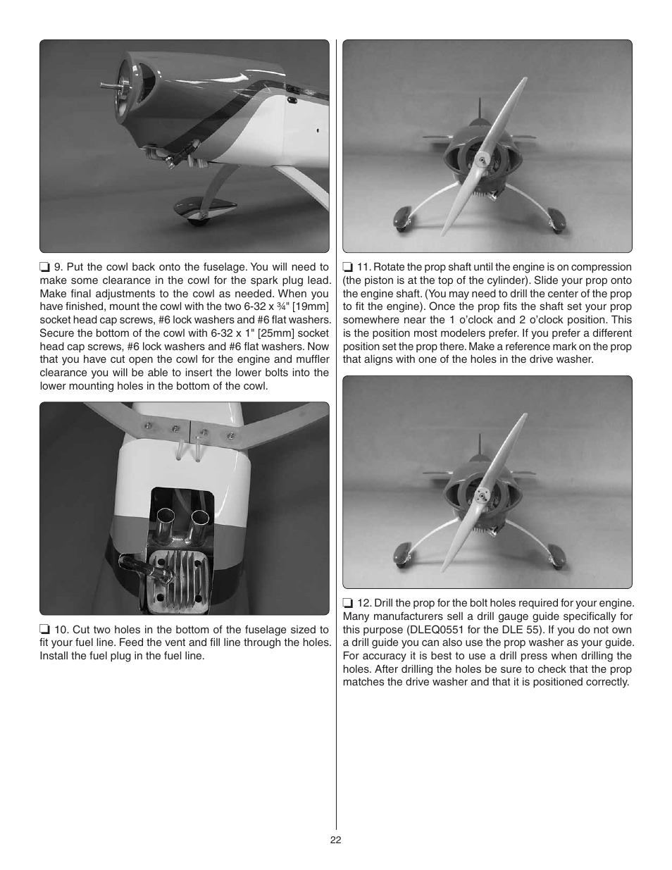 Great Planes Giant Revolver ARF - GPMA1425 User Manual | Page 22 / 32