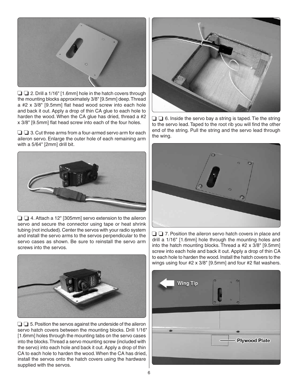 Great Planes Giant Revolver ARF - GPMA1425 User Manual | Page 6 / 32